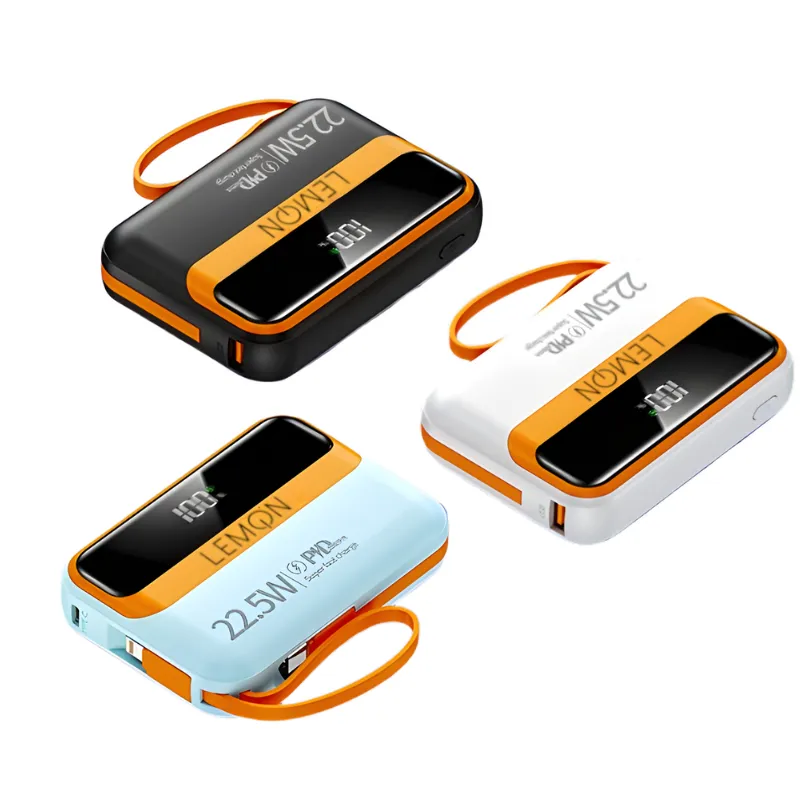 Powerbank 10000 mAh dostępny w trzech kolorach